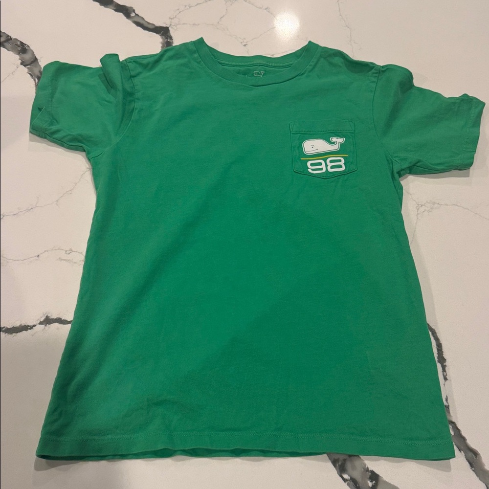 Vineyard Vines Teal Short Sleeve Kids Tee